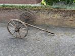 Koets wielen karrenwiel rijtuig boerenkar menwagen hout wiel, Hobby en Vrije tijd, Ophalen, Gebruikt