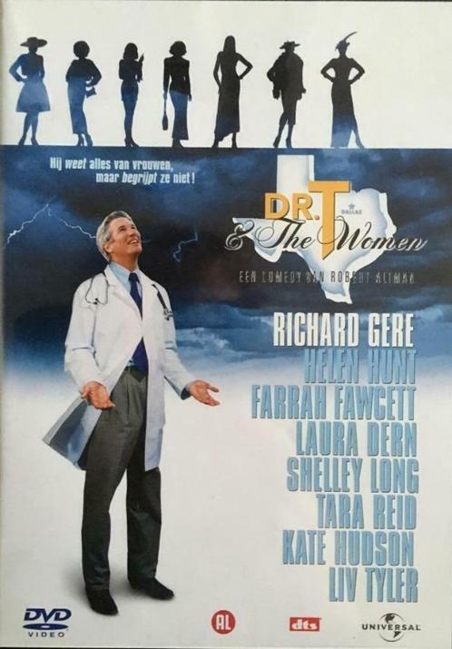 dvd Dr. T & The Women [Richard Gere] Robert Altman, Cd's en Dvd's, Dvd's | Komedie, Zo goed als nieuw, Romantische komedie, Alle leeftijden