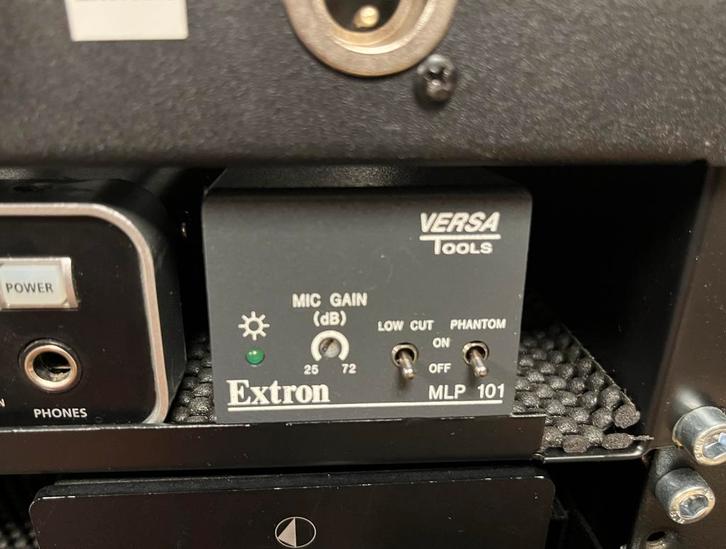 2x Extron MP/MLP101 studio microfoon voorversterker, Muziek en Instrumenten, Microfoons, Zo goed als nieuw, Studiomicrofoon, Ophalen of Verzenden