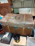 Antieke canvas hut koffer, Ophalen of Verzenden, 50 tot 100 cm, 50 tot 75 cm, 50 tot 75 cm