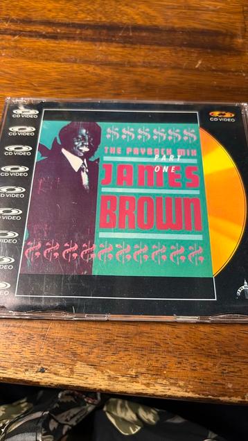 James Brown cd video the payback mix 4 tracks gold coloured beschikbaar voor biedingen
