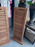 Twee brocante staande louvreluiken, Ophalen, Zo goed als nieuw