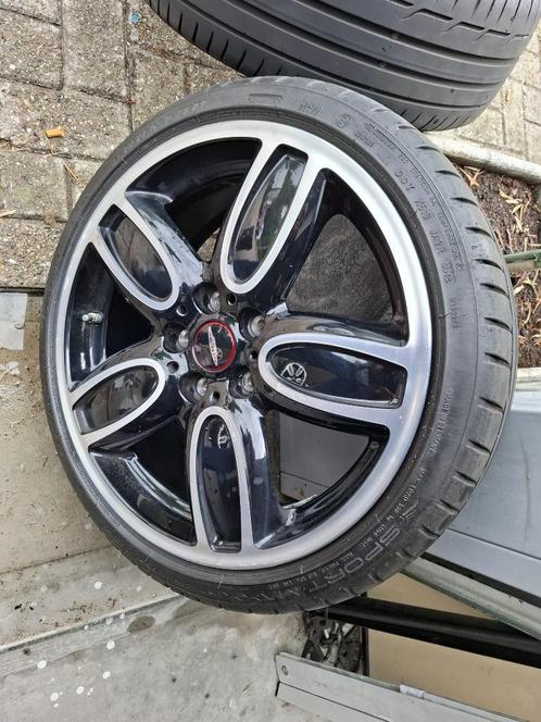 Mini velgen  originele John Cooper Works 18 inch met banden, Auto-onderdelen, Banden en Velgen, Banden en Velgen, Zomerbanden