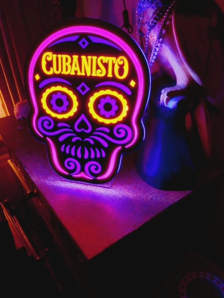 Cuba Havana Cubanisto bier led reclame bord, Verzamelen, Merken en Reclamevoorwerpen, Nieuw, Reclamebord, Ophalen of Verzenden