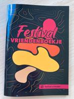 Festival vriendenboekje - NIEUW!, Ophalen of Verzenden, Nieuw