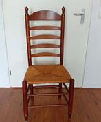 6 Stoelen met biezen matten, Ophalen, Gebruikt, Bruin, Vijf, Zes of meer stoelen