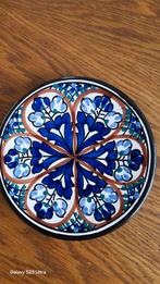 Tunesisch Wandbord Handbeschilderd - 18cm, Ophalen of Verzenden, Zo goed als nieuw, Overige materialen, Overige typen