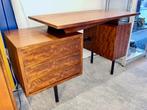 vintage bureau Tijsseling stijl hout klein formaat 60s, Ophalen, Gebruikt, -, -