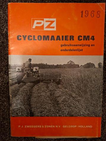 PZ Cyclomaaier CM4 Handleiding 1968 beschikbaar voor biedingen