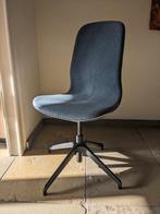 IKEA Langfjall donkerblauw, hoge rug, vierpoot, Huis en Inrichting, Ophalen, Gebruikt, Blauw