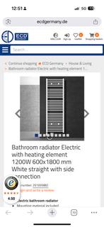 Elektrische Radiator 600x1800mm Nieuw, Doe-het-zelf en Verbouw, Verwarming en Radiatoren, Ophalen, Radiator, Nieuw, 60 tot 150 cm