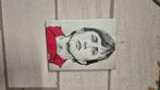 Schilderij Johan cruijff, Verzamelen, Ophalen of Verzenden, Zo goed als nieuw, Ajax, Poster, Plaatje of Sticker