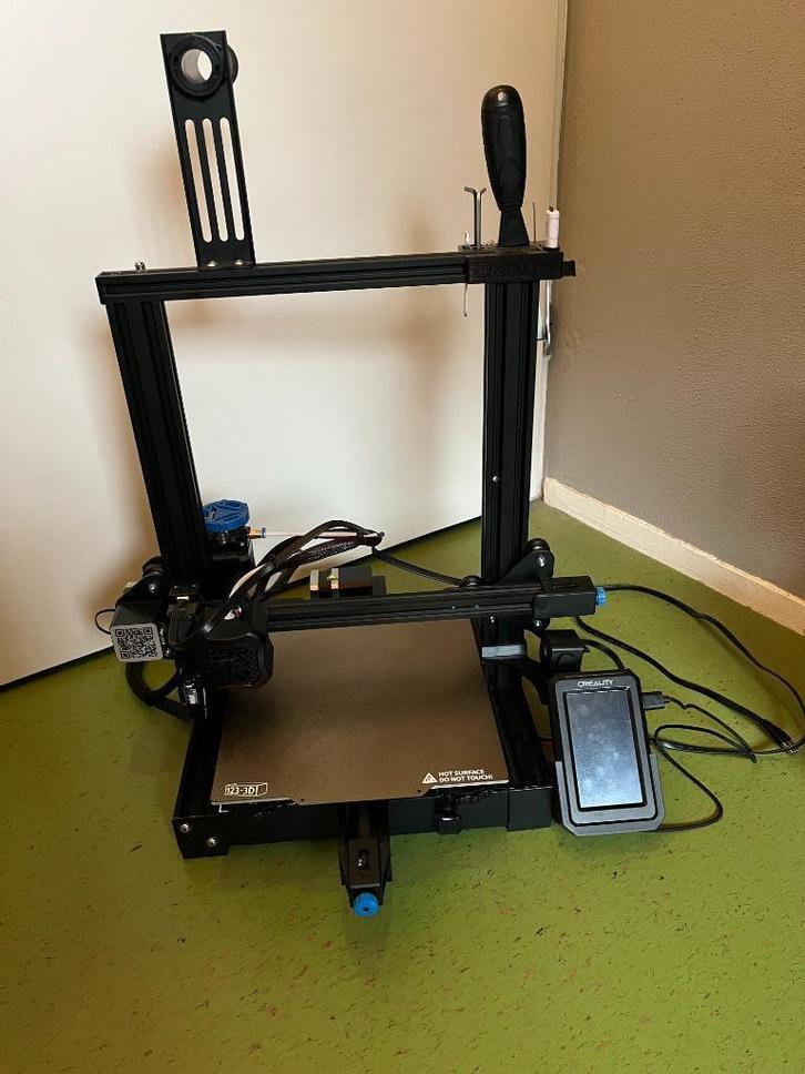 Creality ender3 v2 3D-printer, Computers en Software, 3D Printers, Zo goed als nieuw, Ophalen of Verzenden
