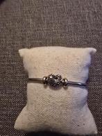 Pandora Armband met Hart Bedel, Sieraden, Tassen en Uiterlijk, Ringen, Met kristal, Ophalen of Verzenden, Zo goed als nieuw, 17 tot 18