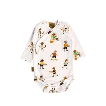 Wrap body with allover dog print beschikbaar voor biedingen