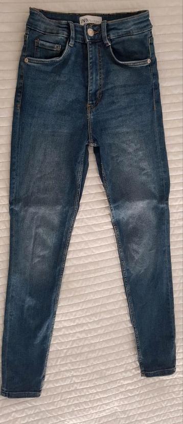 Zara spijkerbroek blauw maat 34 jegging broeken dames jeans beschikbaar voor biedingen