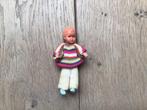 Caco popje meisje 7.5 cm vintage., Ophalen of Verzenden, Gebruikt, Popje