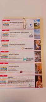 Postcodeloterij agenda kortingscoupons met code, Tickets en Kaartjes, Drie personen of meer, Kortingsbon