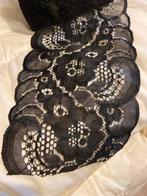 Vintage Zwarte Kant - Nieuw, Zwart, Ophalen of Verzenden, 30 tot 120 cm, Kant