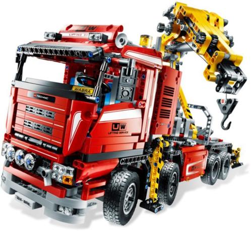 LEGO 8258 Crane Truck TECHNIC, Kinderen en Baby's, Speelgoed | Duplo en Lego, Gebruikt, Lego, Complete set, Ophalen