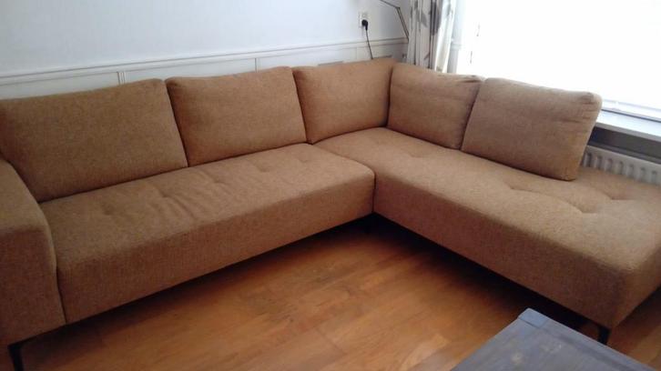 Stoffen hoekbank van Woonexpress - 263x212cm, Huis en Inrichting, Banken | Bankstellen, Gebruikt, Hoekbank, Vierpersoons of meer