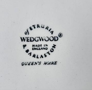 Wedgwood Queen's Ware servies – 6 diepe & 4 platte borden beschikbaar voor biedingen
