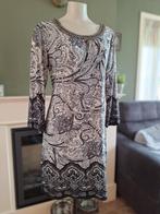 K-Design K Design jurk zwart crème M 38 40 gratis verz NL, Kleding | Dames, Maat 38/40 (M), K-design, Verzenden, Zwart