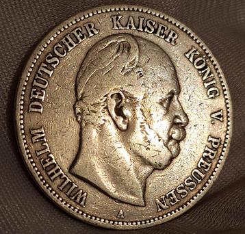 Duitse 5 Mark 1876 - Wilhelm I beschikbaar voor biedingen