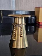 Vintage Messing Kandelaar voor 1 Kaars, Antiek en Kunst, Ophalen of Verzenden