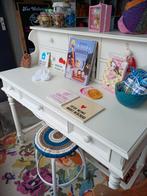 Brocante bureau wit, Huis en Inrichting, Tafels | Eettafels, Ophalen, Gebruikt, Rechthoekig