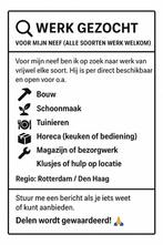 Werk gezocht, Vacatures, Overige vormen