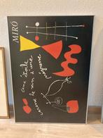 Miro vintage kunst poster 50x70cm in aluminium lijst, Ophalen