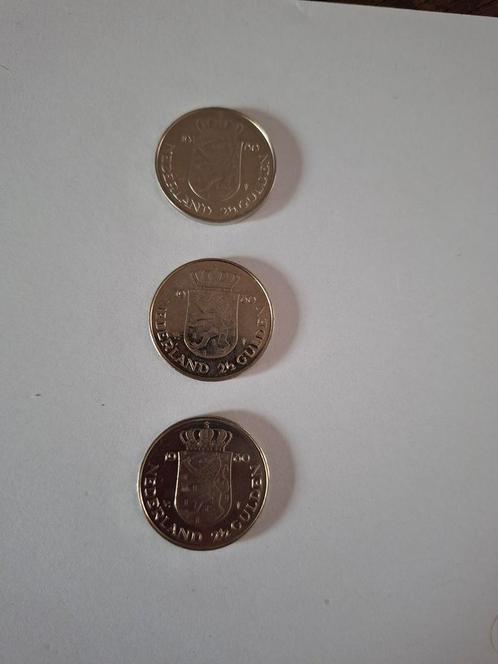 2½ Gulden Beatrix - Zilveren Munten, Postzegels en Munten, Munten | Nederland, Losse munt, 2½ gulden, Koningin Beatrix, Zilver