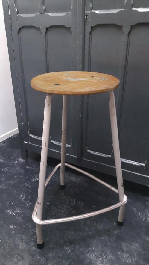 *** VINTAGE KRUK Friso Kramer ***, Huis en Inrichting, Krukjes, Gebruikt, Staal, Ophalen