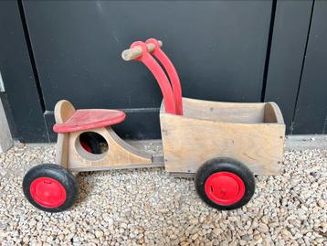 Houten Loopfiets / kinderbakfiets Van Dijk beschikbaar voor biedingen