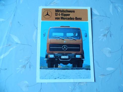 Mercedes Benz 12 ton kipper, Boeken, Auto's | Folders en Tijdschriften, Zo goed als nieuw, Mercedes, Verzenden