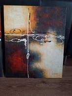 2 abstracte schilderijen., Ophalen