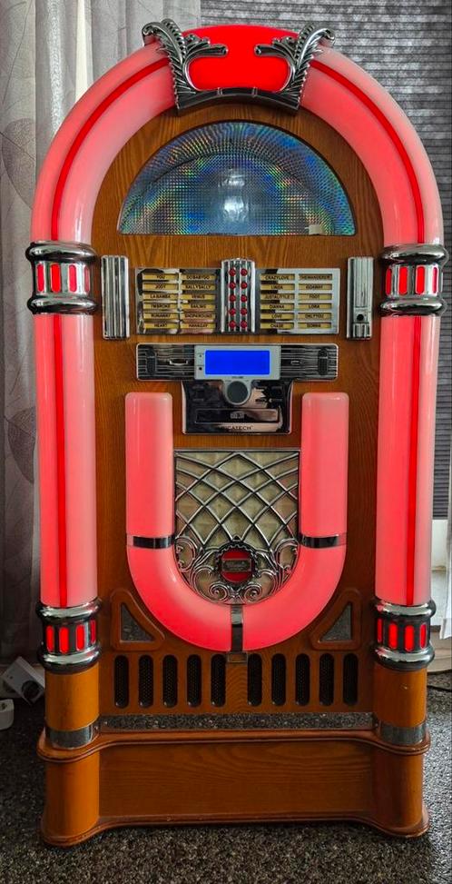 Zgan ricatech RR2100 met cd,vinyl,radio,sd,usb,bleutooth enz, Verzamelen, Automaten | Jukeboxen, Zo goed als nieuw, Overige merken