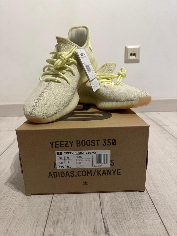 Yeezy Boost 350 V2 Butter | Maat US 9.5(nieuw in doos + bon), Kleding | Heren, Schoenen, Nieuw, Sneakers of Gympen, Overige kleuren