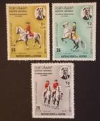 KATHIRI STATE - paarden 1967, Postzegels en Munten, Midden-Oosten, Verzenden, Gestempeld