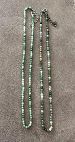 Ketting necklace van Toermalijn stenen facet geslepen kralen, Verzenden, Nieuw, Steen of Mineraal, Met edelsteen