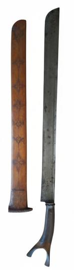 Antiek zwaard  (Sikin Panjang)., Verzamelen, Militaria | Algemeen, Ophalen, Overige soorten, Azië, Zwaard of Sabel