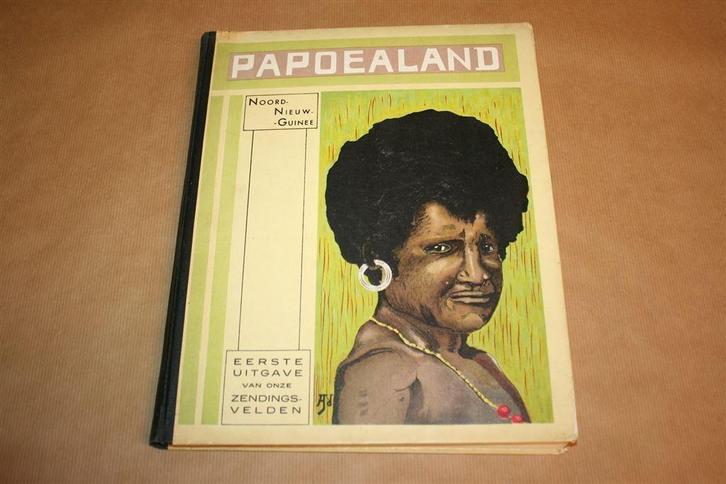 Papoealand. Compleet plaatjeslabum 1937., Boeken, Prentenboeken en Plaatjesalbums, Gelezen, Ophalen of Verzenden