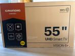 Grundig 55" 4K UHD Smart TV - Nieuw in doos, LED, Nieuw, Ophalen of Verzenden, 100 cm of meer