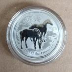 1/2 oz Lunar II zilver munt Year of the Horse 2014 Australië, Ophalen of Verzenden, Zilver