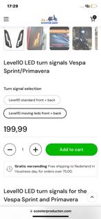 Level 10 vespa sprint/primavera led, Ophalen of Verzenden