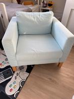 IKEA Karlstad fauteuil - Comfortabel en stijlvol!, Ophalen of Verzenden, Gebruikt, Stof, 75 tot 100 cm