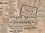 1926 wormerveer zaanweg 121 willem kraal fotohandel drogist, Verzamelen, Merken en Reclamevoorwerpen, Ophalen of Verzenden, Gebruikt