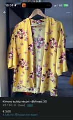 Gele Kimono Vestje H&M Maat XS, Ophalen of Verzenden, Zo goed als nieuw, Maat 34 (XS) of kleiner, Geel
