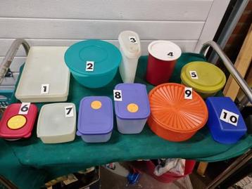 -tupperware veel verschillende delen 7 stuks beschikbaar voor biedingen